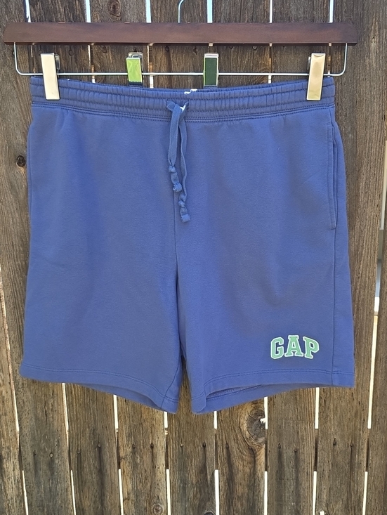 GAP Other - GAP Men's Blue Logo Athletic Shorts Elastic Drawstring Waist